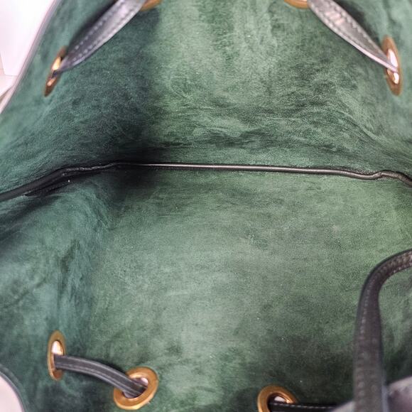 Saint Laurent Calfskin Paris VII Medium Hobo Dark Green - Picture 5 of 15